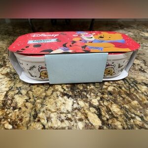 Disney Winnie the Pooh Boxed set of 2 christmas design Ramekins . Brand new